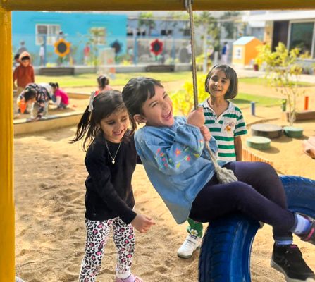 The Kiva School Childresn Playing